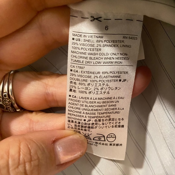 Banana Republic Gray Suit Jacket - Picture 8 of 8